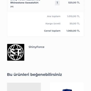 Shiny Force Siparişimin Kargoya Verilme Sürecinde Yaşanan Gecikme