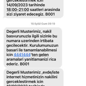 Türk Telekom Nakil İşlemi Beceriksizliği