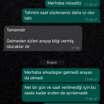 Evimi Diziyorum Verilen Günde Gelmediler Zamanımı Harcadılar Ve Net Konuşmuyorlar