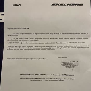 Skechers Ayakkabı 3 Ayda Yanlardan Ve Önden Açıldı.