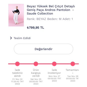Penti İade Ödemesinin Bir Türlü Yapılmaması