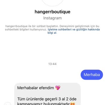 Hanger Boutique (hangerrboutique) Hızlı Başlayıp Hüsranla Biten Alışveriş!