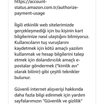 Amazon Bilgim Olmadan Kredi Kartım İle Ödeme Yapılması