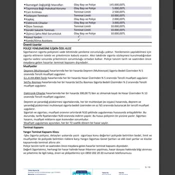 Türkiye Sigorta Konut Sigortası İptali