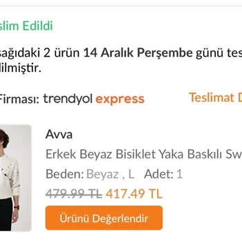 Trendyol Ve Avva'dan Yanlış Ürün Hayal Kırıklığı