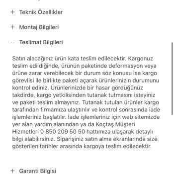 Online Koçtaş Mağaza Kargo Ve Montaj Sorunu