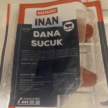 Başyazıcı Krem Sucuk. Yiyemedik. Çöpe Gitti Paralar. Daha Da Almam.