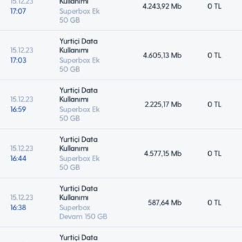 Turkcell Superbox Fatura Aşımı İçin Asılsız İnternet Harcaması Yapıyor