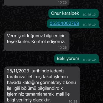Bershka Ücret İadesi Yapmıyor