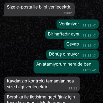 Bershka Ücret İadesi Yapmıyor