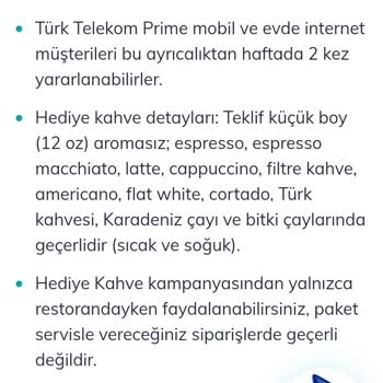 Espressolab Türk Telekom Prime Kampanyası Çalışmıyor