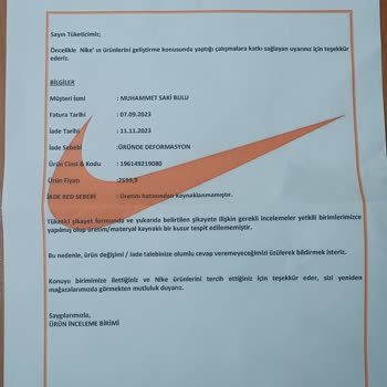 Boyner Nike Ayakkabı Garanti Kapsamı Red