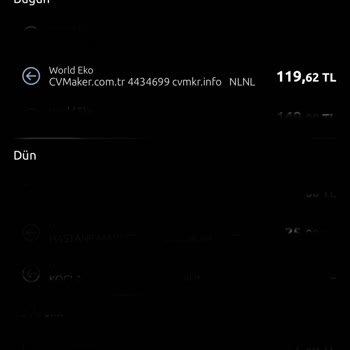 Cvmaker.com.tr Kredi Kartımdan Fazladan Ödeme Çekilmesi