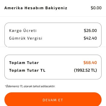 Amerika Sepetim İade Sorunu
