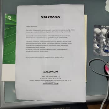 Bir Yıllık Salomon Ayakkabı Açıldı