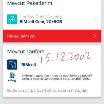 Bimcell Kendi Uygulamasında Yanlış Yönlendirme Yapmıştır