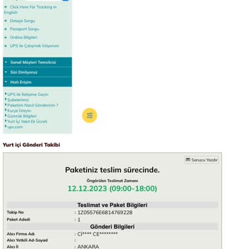 YDS Boots Ürün Teslim Edilmedi