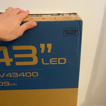 Onvo Televizyon Hasarlı Geldi A101 Den...!