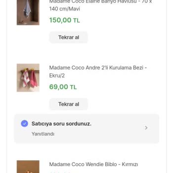 Madame Coco 6 Ürünümü De Göndermiyor