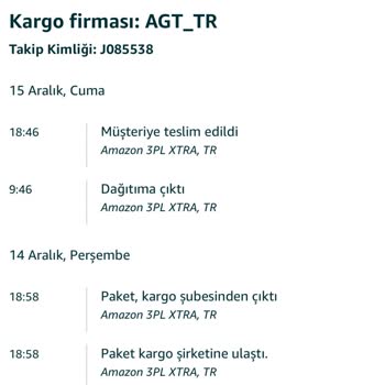 Amazon Teslimat Yapılmadı Ancak Yapıldı Olarak Gözüküyor