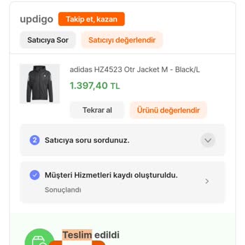 adidas Updigo Ve Hepsiburada Siparişim Gönderilmedi