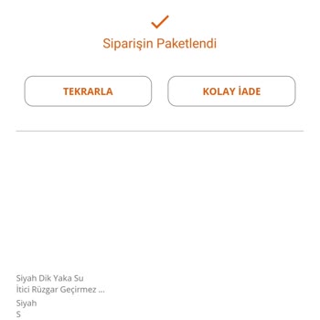 Avva Giyim Ürünün Zamanında Kargoya Verilmemesi