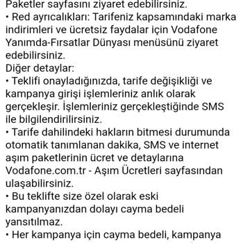 Vodafone Vaad Edilen Hediye Yoktu!