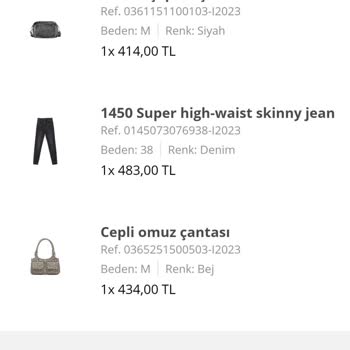Stradivarius İademin Ödemesi İşlemi