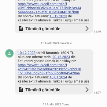 Turkcell Faturam Yüksek Gelmiş