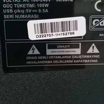 Dijitsu Televizyon Kutusundan Kumanda Ve Enerji Kablosu Çıkmadı