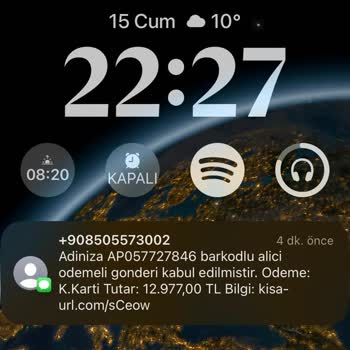 PTT Kargo Kabul Etmediğim Ve Bilgim Dışında Olan Kargo