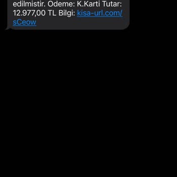 PTT Kargo 08505573002 Tarafından Gelen Mesaj