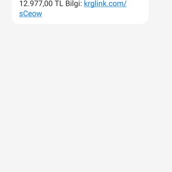 0850 557 30 02 Gelen Mesaj