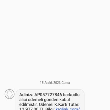 0850 557 30 02 Yanıltma Girişimi