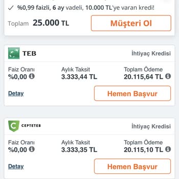 TEB Reklamlarındaki Faizsiz Krediyi Vermiyor