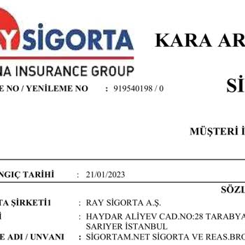 Ray Sigorta Mini Onarım Yapmadı