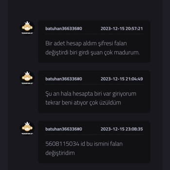 Pre Dünyam Hesabın Şifresini Değiştirdiler