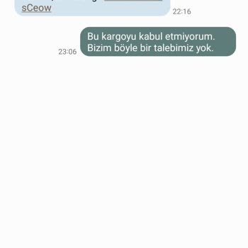 PTT Kargo Bilgim Dışında Kargo