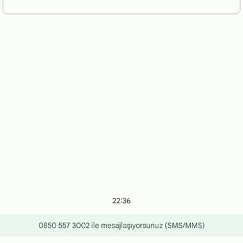 0850 557 30 02 Gelen Mesaj