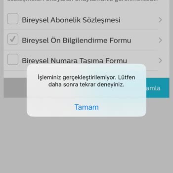 Türk Telekom Mobil Hat Aktivasyon Sorunu.