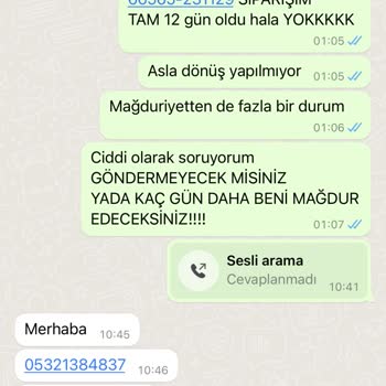 Fambella Ayakkabı Ürün Gelmemesi Firma Hatası