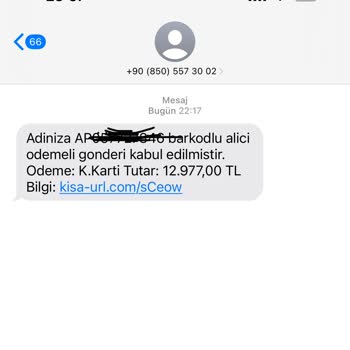 PTT Kargo Bilgim Dışında Alıcı Ödemeli Kargo Ve Kk Ödemesi Hakkında