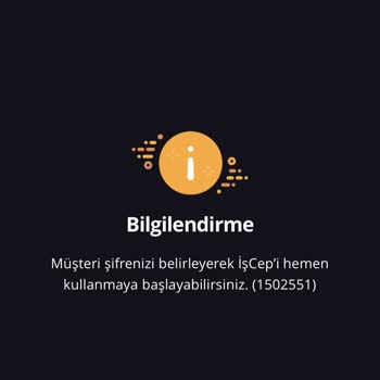 İş Bankası Müşteri Olamıyorum Hata Veriyor