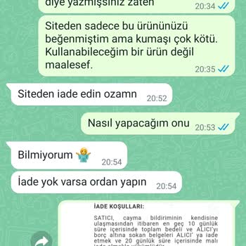 Dogan.butik (Instagram: Liyessa Collection) Liyessa İade Kabul Etmiyor