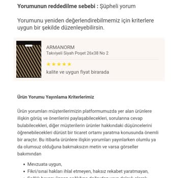 Trendyol Yorum Sansürü Düşündürüyor