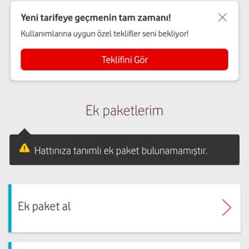 Vodafone Simple Kolay Tarife Habersizce Kaldırılmış.
