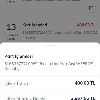 QNB Finansbank Hesabımdan Para Çekilmiş