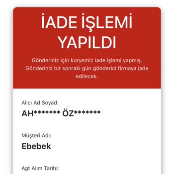 Ebebek'te İade Ve Müşteri Hizmetleri Sorunu