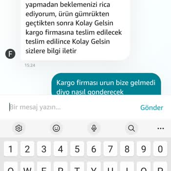 Amazon Un Yurt Dişi Urunu Göndermemesi