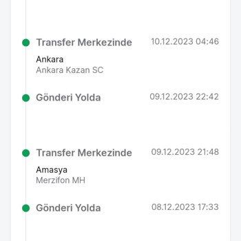 Trendyol Express Kargom Teslim Edilmiyor.